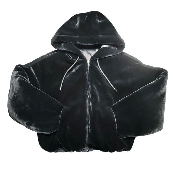 Moose Knuckles | Women | Quilted Eaton Bunny Black Reversible Faux Fur Coat | XS - Picture 14 of 16